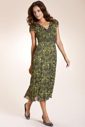 Per Una V-Neck Paisley Print Dress