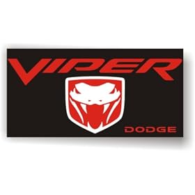 BIG DODGE VIPER SRT-10 HENNESSY GTS DEALER FLAG BANNER