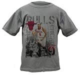 Luol Deng Chicago Bulls Youth Titanium Caged Player Soft Hand Pigment-Dyed Premium T-Shirt