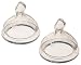 NUK Silicone Orthodontic Nipples Size 1, Medium, 2 Pack