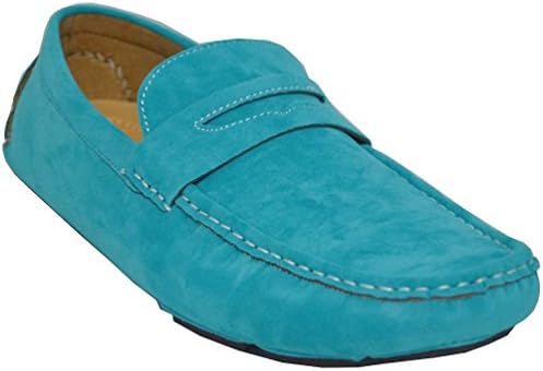 Ac Casuals Men's 6516 Driving Shoes, Turquoise, 8.5 M US