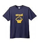 Sexy Slang - Stud Muffin - Navy Basic Tee