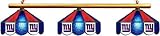 New York Giants Pool Table Light - Stained Glass Shades