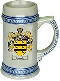IMAGE OF Creech Family Crest Stein / Coat of Arms beer mug