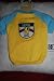 Dickens' Closet Garden Party Yellow w/ light blue sleeves and DC crest logo Dog Pet Shirt Clothes XS
