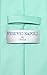 Vesuvio Napoli NeckTie Solid AQUA GREEN Color Men's Neck Tie