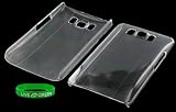 Clear Snap On Hard Case for HTC HD2 Phone ,T-Mobile