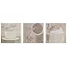 L C Designs Café Wall Art Set Of 3 20 X 20 Cm