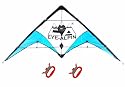 EYE-ALPIN ® ultraleicht Lenkdrache Sky Racer - incl. 2 mal 50 Meter Schnur
