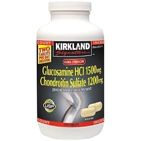 Kirkland Extra Strength Glucosamine HCl Chondroitin Sulfate-190 Tablets