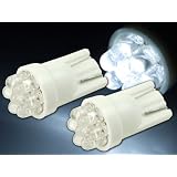 7連★高輝度LEDバルブホワイト2個 T10ポジション球に as72-2