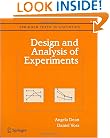 Design and Analysis of Experiments (Springer Texts in Statistics)