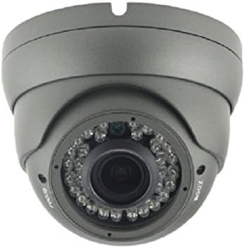 CCTVWORLD 1200 Tvl 720P 1.3 Mp Sony Cmos 2.8 - 12 Mm Adjustable Zoom Lens Gray Dome Cctv Security Surveillance Camera Osd 3Dnr