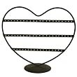 Decorative Heart Jewelry Stand Holder Organizer Earrings 30 Pairs Bronze Tech Swiss