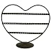 Decorative Heart Jewelry Stand Holder Organizer Earrings 30 Pairs Bronze Tech Swiss