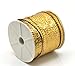 PEPPERLONELY Brand, 100 Yard Roll Gold Color Flat Bling Sequins Spool String 6mm(1/4