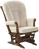 Dutailier Ultramotion Harvest Sleigh Multiposition and Recliner Glider Rocker, Cream