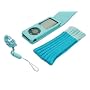 4G BLUE FLIP CASE & FREE BLUE SOCK COVER FOR NEW APPLE iPOD NANO 4TH GENERATION + EXCLUSIVE NEW BLUE NECK STRAP