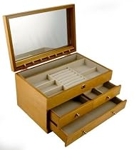 Lionite Mele "Edina" Extra Large Inlayed Wooden Jewellery Box