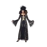 California Costume Spiderella (Bk/Gold) Vampire Witch Costume (Shown in Silver/Black)