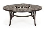 Round Tea Table - Florence - Caluco - 777AB - 52 - B0017JW4GQ