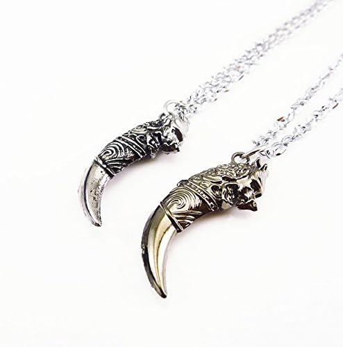 Lanqniqi Fahion stars Love Angel Heart-shaped flowers Couple Necklace Chain