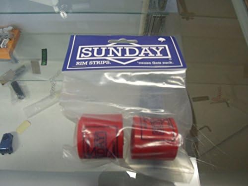 Sunday Bikes Red 20" X 1.75" Bicycle Rim Strips