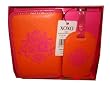 Xoxo Whimsy Passport Holder With luggage Tag (Orange/Pink)