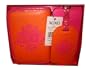 Xoxo Whimsy Passport Holder With luggage Tag (Orange/Pink)