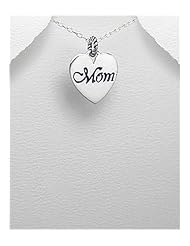 Heart Pendant Necklace In 92.5 Sterling Silver