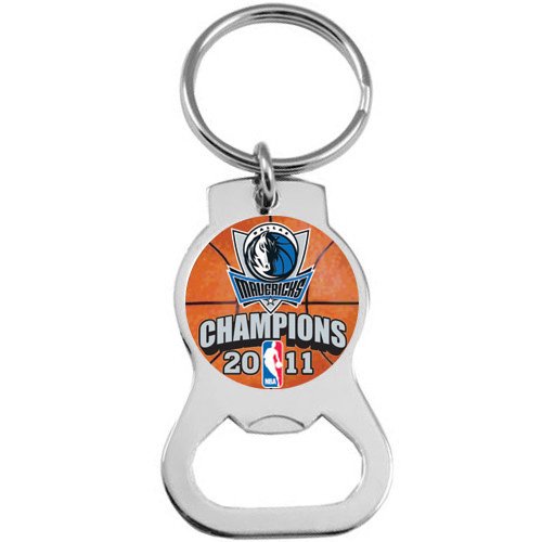 Dallas Mavericks 2011 NBA Champions Bottle Opener Key Ring ()
