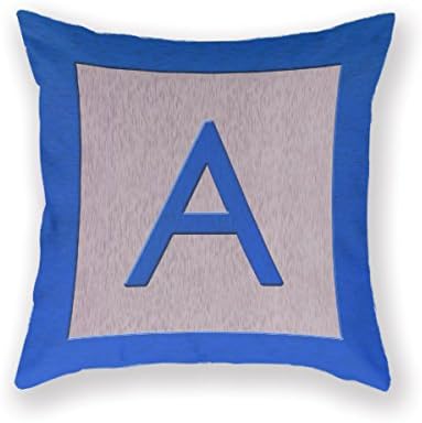 VintageSh0p Alphabet Baby Abcs Alphabet Letters Pillow Case Throw Pillow Cover Customized Pillowcase Decorative Pillow Case Pillow Covers Cotton,18X18Inches