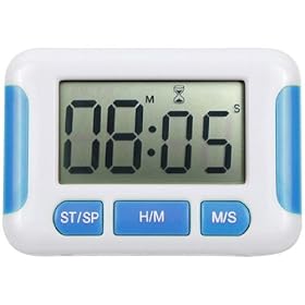 (Price piece)Pretime™ Digital Timer, Up to 99 Minutes and 59 Seconds Countdown, Clock, Alarm... by