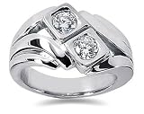 41%2BgRbi%2BGXL. SL160  0.80 CTW Mens Diamond Ring in Platinum
