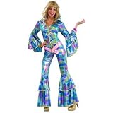 70s Disco Girl Jumpsuit Costume for Women