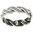 Sterling Silver Braided Ring