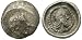Lycian Dynasts, Kherei, c. 410 - 390 B.C.; Silver Obol