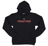 Texas Tech Red Raiders Women's Hooded Pullover Sweatshirt (X-Large, Black)
