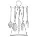 Kitchen & Housewares : Caravel Chrome on Rack 20-Piece, Service for 4