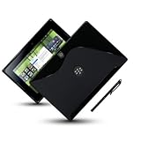 BLACKBERRY PLAYBOOK GEL CASE - BLACK, with touchscreen stylus