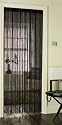 Spaghetti String Door Curtain in Chocolate Brown