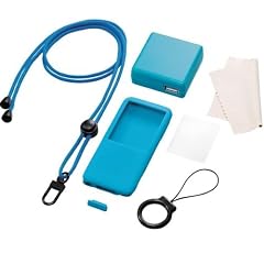 ELECOM 2010年発売 Walkman Sシリーズ用 充電器セット(シリコンケース) ブルー AVS-S10ACBU