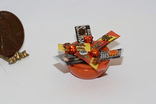Lorraine Adinolfi Dollhouse Miniature Artisan Halloween Treat Bowl