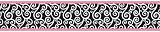 Pink and Black Madison Baby and Kids Wall Paper Border by JoJo Designs