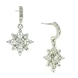 Amore Sparkling Snowflake Earrings
