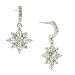 Amore Sparkling Snowflake Earrings