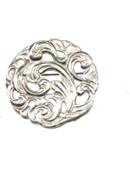 Sterling Silver Acanthus Pin