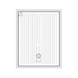 Warmly Yours Mirror Defogger - 24in. x 32in., Rectangular, Model# FFM-2432