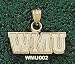 Western Michigan Univ Wmu Charm/Pendant -14K/10K, Stainless Steel or Gold Plated