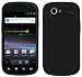 Schwarz Silikon Hülle Case Cover Tasche für Samsung Google Nexus S